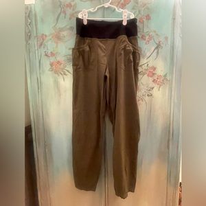 Prana summit pant, olive green heather. Size small short. NWOT. Hand washed only